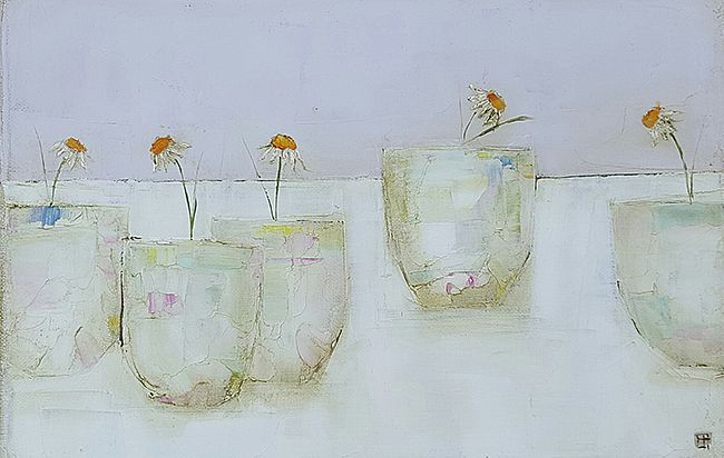 Eithne  Roberts - 5 daisy bowls
